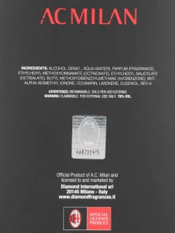 A.C. Milan Eau de tooilette uomo