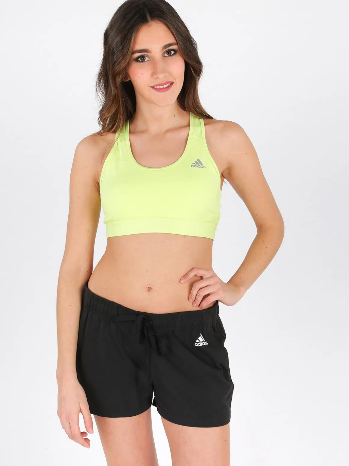 Adidas Alphaskin sport reggiseno verde