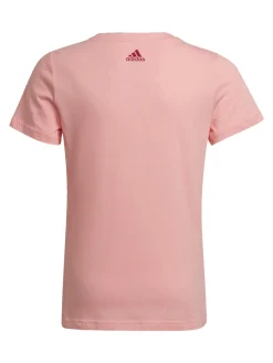 Adidas HE1965 T-shirt manica corta da ragazza con scritta