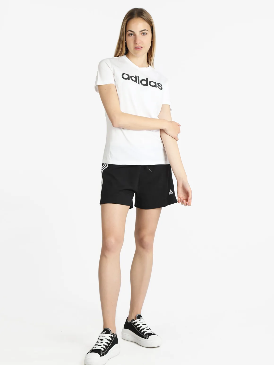 Adidas Shorts sportivi donna con coulisse