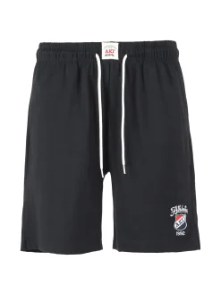 Aki Bermuda sportivi da uomo in cotone con coulisse