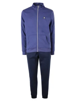 Aki Completo tuta da uomo con zip intera e interno felpato - bluette