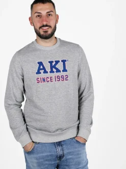 Aki Felpa girocollo da uomo leggera