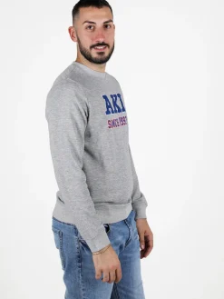 Aki Felpa girocollo da uomo leggera