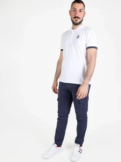 Aki Polo da uomo in cotone a maniche corte