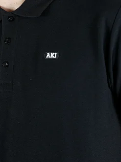 Aki Polo da uomo in cotone a maniche corte