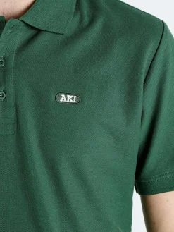 Aki Polo da uomo in cotone a maniche corte