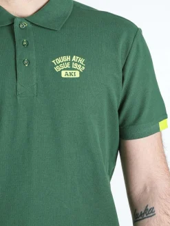Aki Polo da uomo in cotone a maniche corte