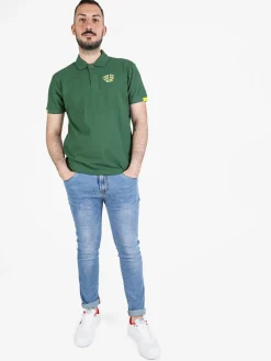 Aki Polo da uomo in cotone a maniche corte