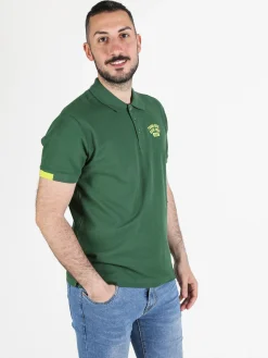 Aki Polo da uomo in cotone a maniche corte