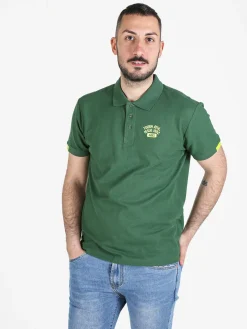 Aki Polo da uomo in cotone a maniche corte
