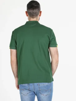 Aki Polo da uomo in cotone a maniche corte
