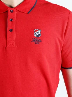 Aki Polo da uomo in cotone a maniche corte