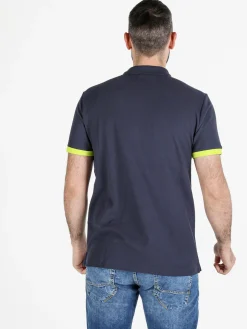 Aki Polo da uomo in cotone a maniche corte