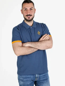 Aki Polo da uomo in cotone a maniche corte