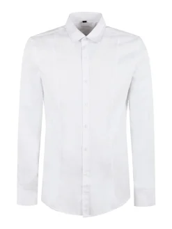 Akusawa Camicia uomo slim fit tinta unita