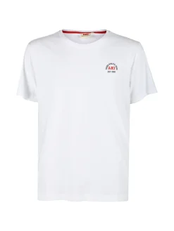 Aky T-shirt uomo girocollo in cotone - bianco