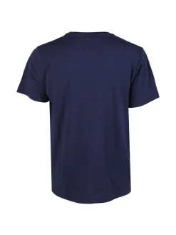 Aky T-shirt uomo girocollo in cotone - blu scuro