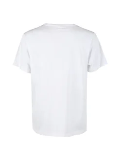 Aky T-shirt uomo in cotone tinta unita - bianco