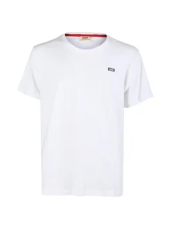 Aky T-shirt uomo in cotone tinta unita - bianco
