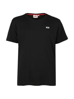 Aky T-shirt uomo in cotone tinta unita - nero