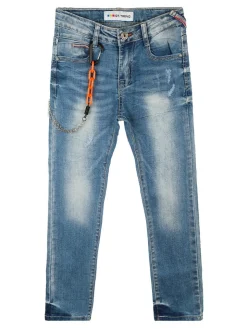 Alta Linea Jeans da bambino con catena