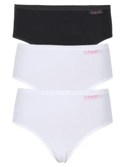 Alviero Martini Confezione da 3 slip midi in cotone stretch