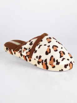 Amix Pantofole leoparfate in tessuto