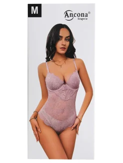 Ancona Lingerie Body intimo con pizzo