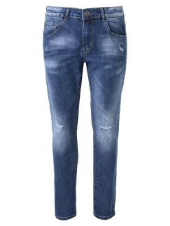 Andrea Falco Jeans da uomo slim fit con strappi - jeans