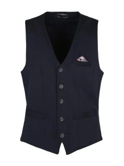 Andy Don B Gilet classico da uomo con bottoni