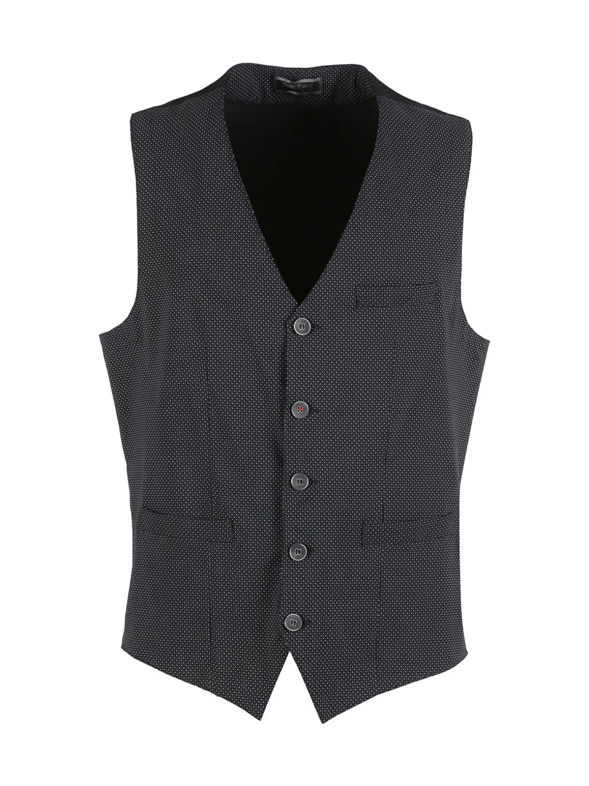 Andy Don B Gilet uomo con stampe - nero