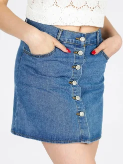 Angelica 2000 Gonna di jeans con bottoni