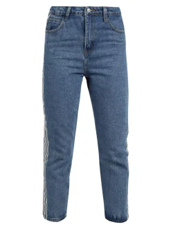 Angelica 2000 Jeans boyfriend con bande