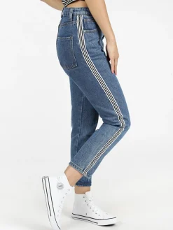 Angelica 2000 Jeans boyfriend con bande