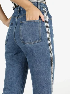Angelica 2000 Jeans boyfriend con bande
