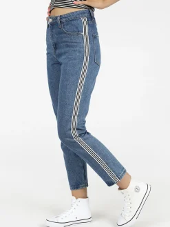 Angelica 2000 Jeans boyfriend con bande