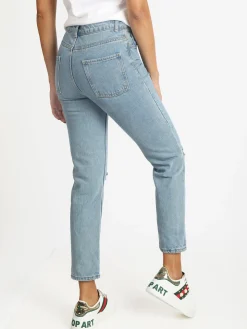 Angelica 2000 Jeans mom con strappi