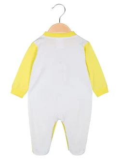 Angel Kids Tutina da neonata in cotone a maniche lunghe con bottoni