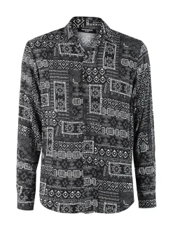 Ange Wear Camicia uomo leggera con stampe