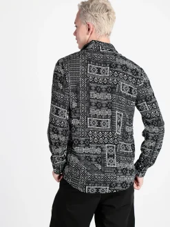 Ange Wear Camicia uomo leggera con stampe
