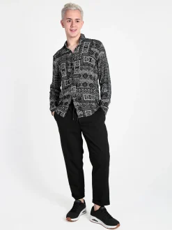 Ange Wear Camicia uomo leggera con stampe
