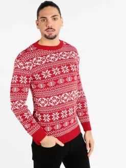 Ange Wear Maglione da uomo natalizio