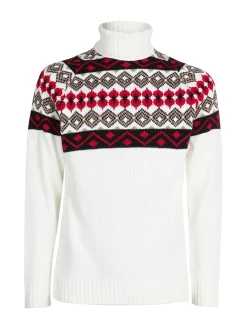 Ange Wear Maglione dolcevita natalizio da uomo