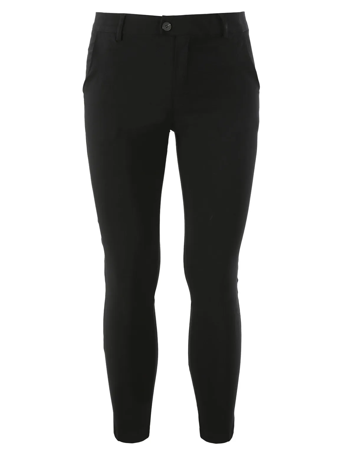 Ange Wear Pantaloni skinny da uomo elasticizzati - nero