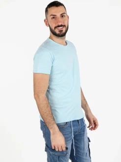 Ange Wear T-shirt girocollo da uomo in cotone