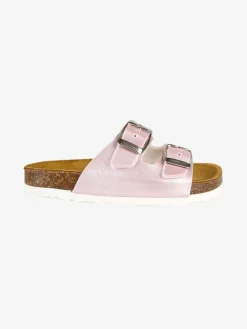 A Piedi Liberi Ciabatte da ragazza multicolore con fibbie