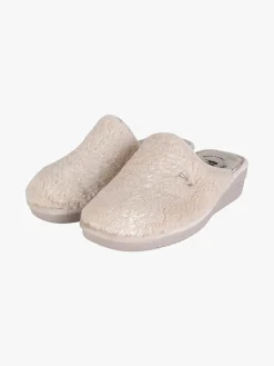 A Piedi Liberi Pantofole donna invernali in ecopelo con zeppa