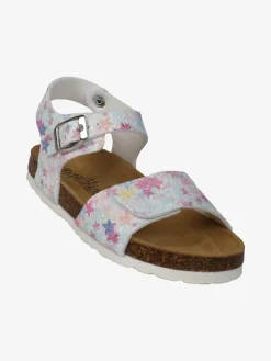 A Piedi Liberi Sandali da bambina con fibbia e cinturino a strappo