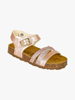 A Piedi Liberi Sandali da bambina con cinturino alla caviglia - cipria